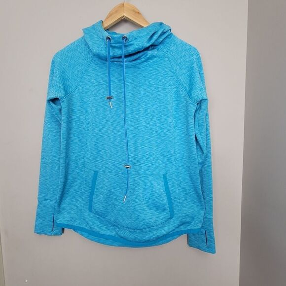 Athleta Tranquility Hoodie Top Ember Space Dye Small - Picture 2 of 6